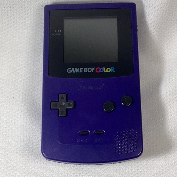Nintendo Game Boy Color purple with Bugs Bunny 2 Game with Electric Cord